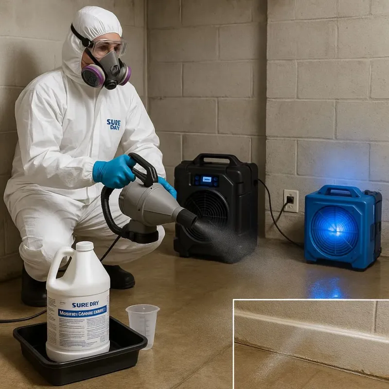 Sanitization and Odor Removal process in Horseshoe Bay, TX